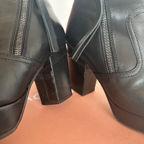 ACNE Studios Black heeled leather boot - Picture 7 of 7